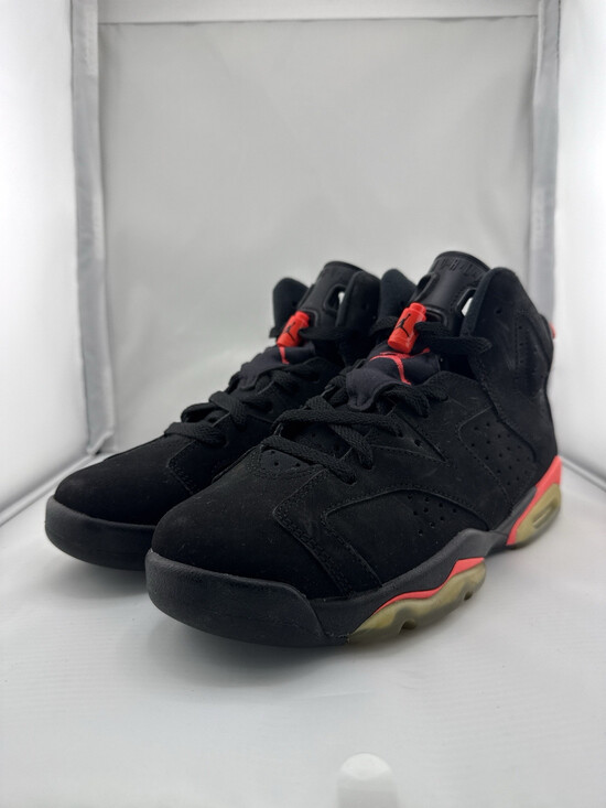 RARE 2014 OG ALL Air Jordan 6 Retro Black INFARED 23 384665 023 SZ 7Y no box